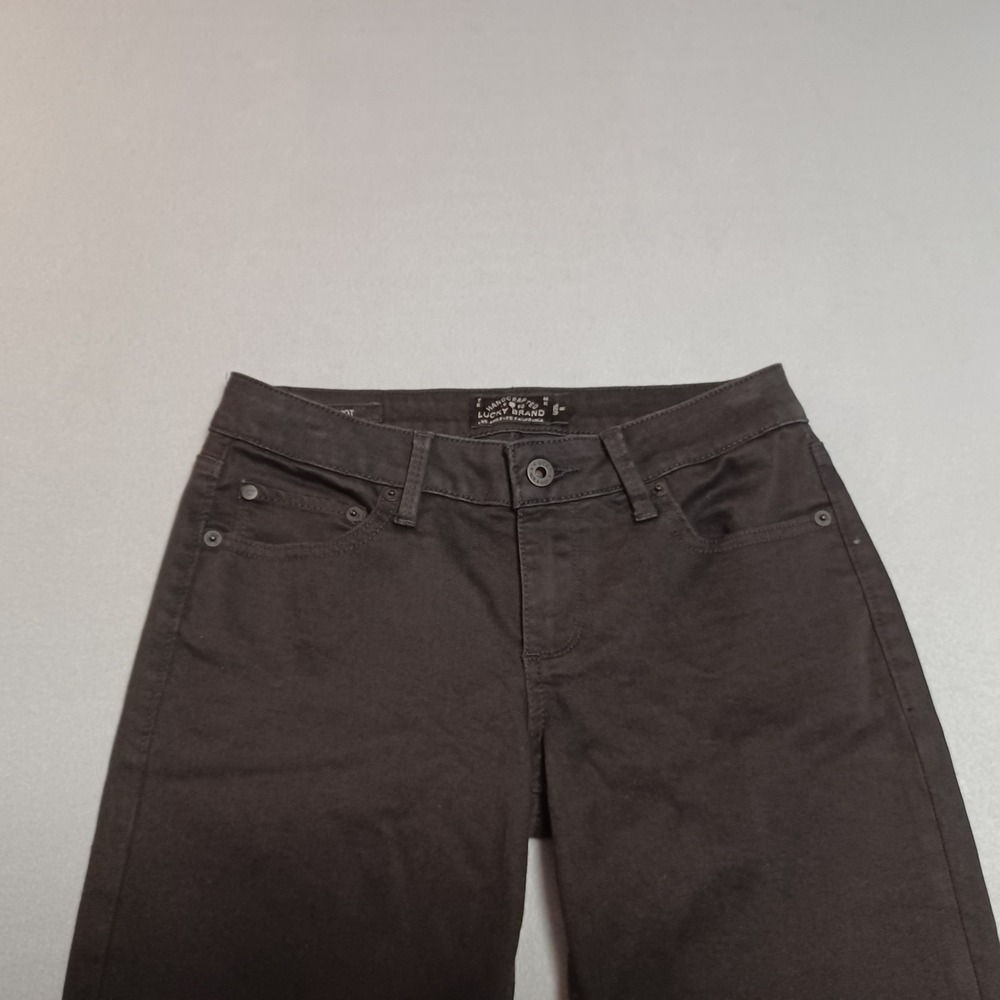 Lucky Brand Lolita Boot Jeans‎ Womens 0/25 Regular Dark Brown Black 7W12544